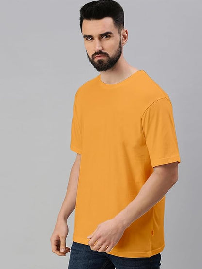 Veirdo Solid Oversized 100% Pure Cotton Combo T-Shirt for Men & Boys