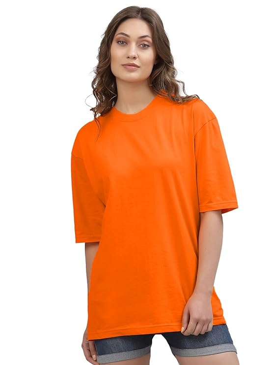 Oversized Half Sleeve T shirt for Women