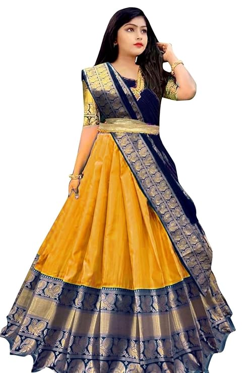 JAY NEJADHARI CREATION South indian Fancy Designer Flared Bridal lehenga Choli