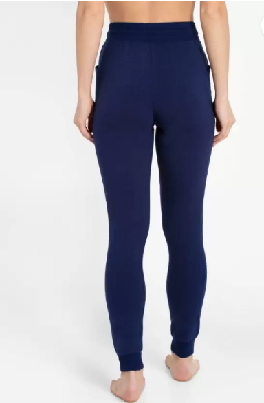 Women Solid Blue Track Pants