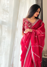 Soft Zimmy Choo Silk Saree With Readymade Blouse