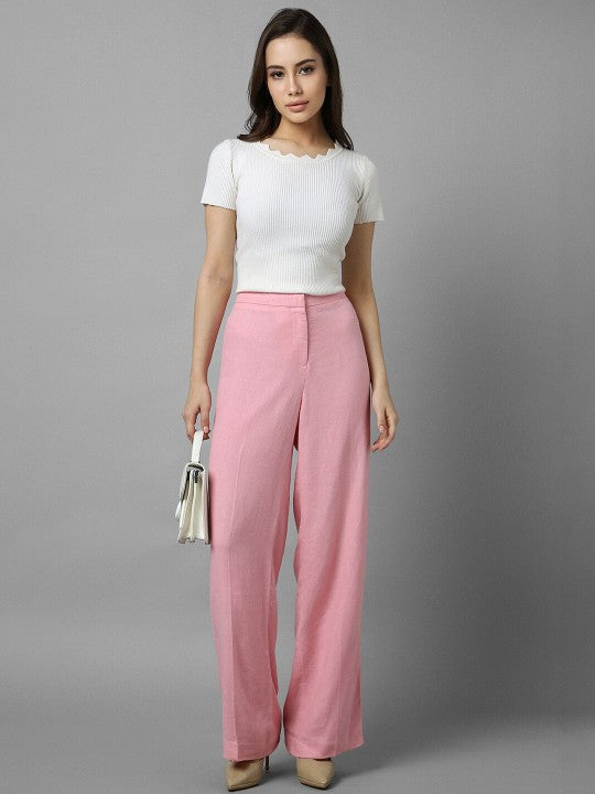 Allen Solly Woman Parallel Trousers