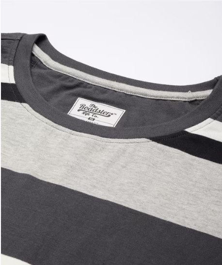 Striped Relaxed Fit Pure Cotton T-shirt