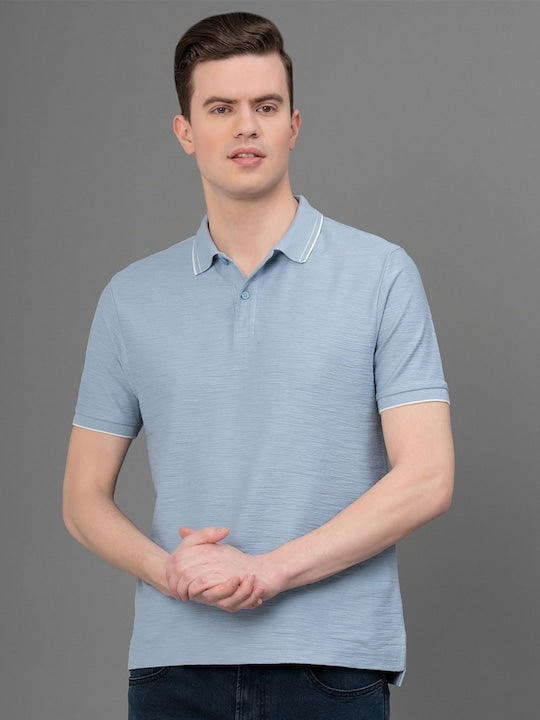 Short Sleeves Polo Collar Cotton T-shirt