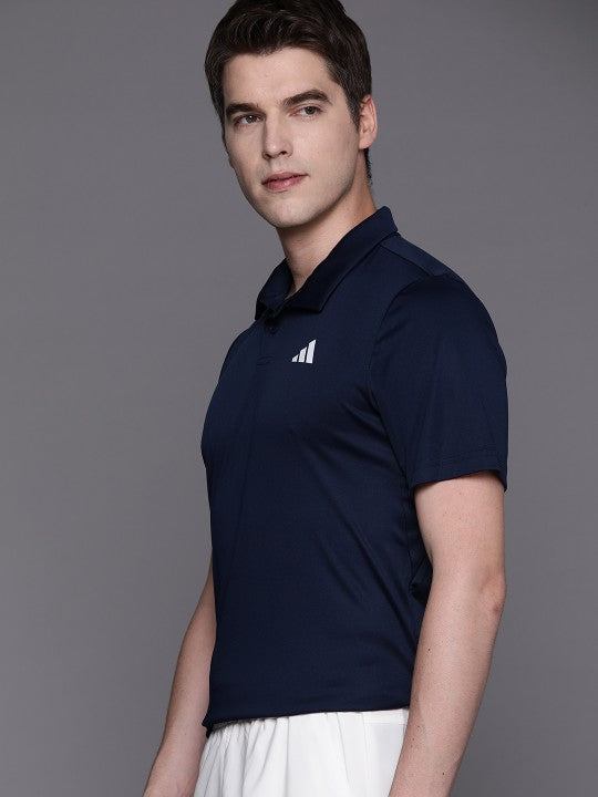 Men Club Printed Polo Collar Tennis T-shirt