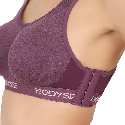 Women's Side Hook Sports Bra - Racerback, Gym Bra