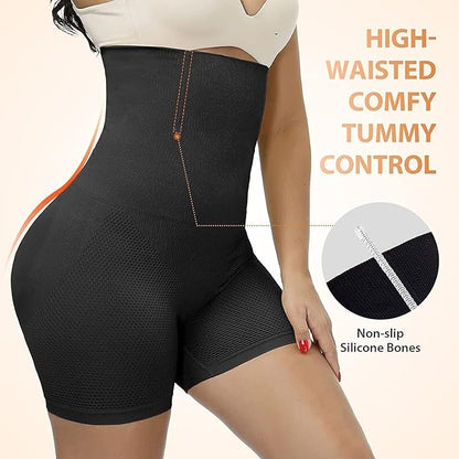 Women's Tummy Tucker High Waist Shapewear with Anti Rolling Strip Panties