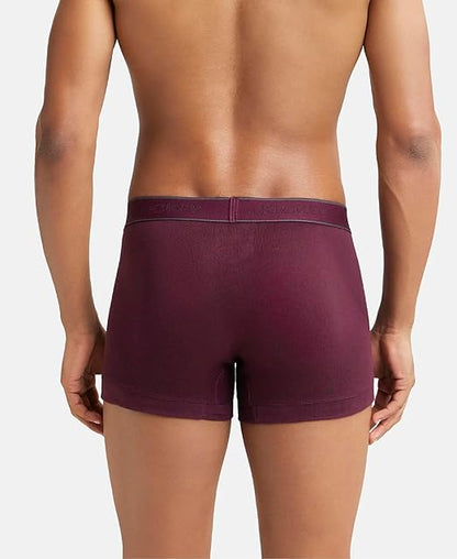 Men's Super Combed Cotton Rib Solid Trunk