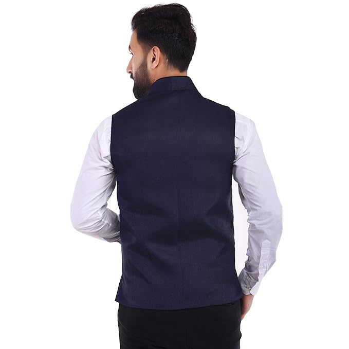 Men's Traditional Cotton Solid Nehru Jacket