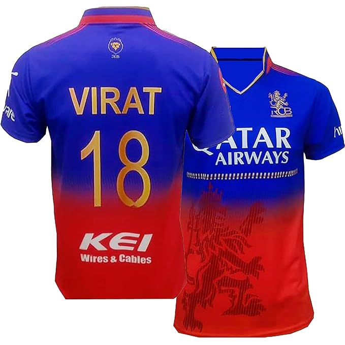 RCB Official New Virat 18 Jersey 2024