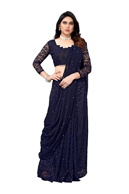 Women Net Standard Length Saree