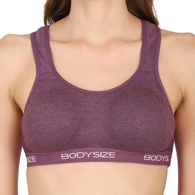 Women's Side Hook Sports Bra - Racerback, Gym Bra