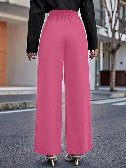 Women's & Girls' High Waist Wide Leg Pants