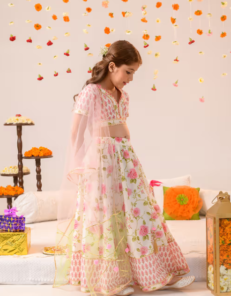 Off White Lehenga Choli