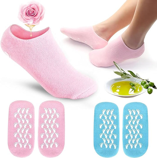 Cracked Heel Repair Socks, Moisturizing Gel