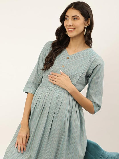 Women's Cotton Grey Dresses for loose cloths