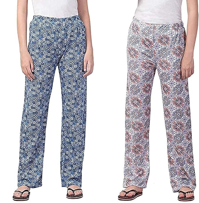 LADY WILLINGTON Womens Track Pant Lower Cotton Printed Payjama