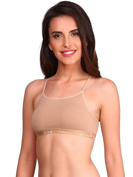 Women's 1351 Super Combed Cotton Elastane Stretch Multiway Seamless Styled Crop