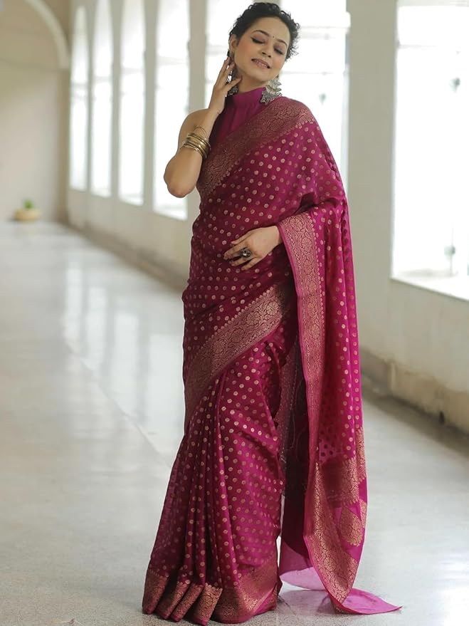 Women's Pure Banarasi Silk Saree