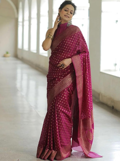 Women's Pure Banarasi Silk Saree