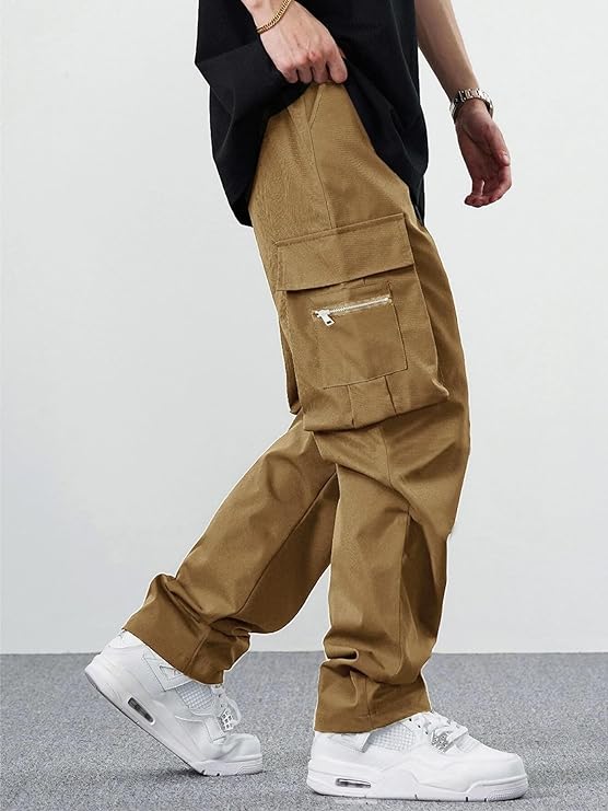 Mens Loose Cargo Pants