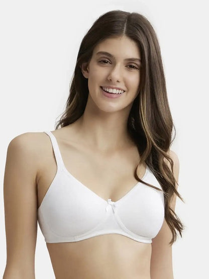 Wirefree Non Padded Super Combed Cotton Stretch Medium Coverage Everyday Bra