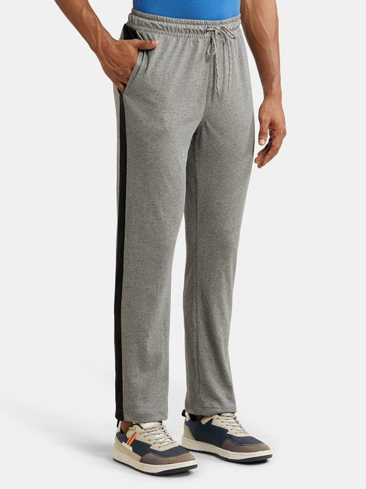 Combed Cotton Rich Straight Fit Trackpant with Side and Back