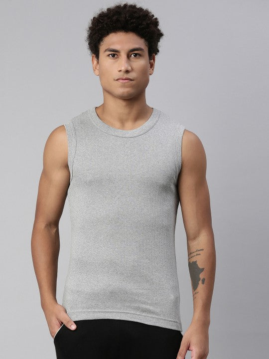 Men Smartskin Technology Gym Vest with Tag Free Comfort