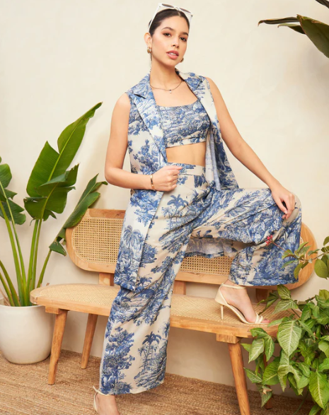 Three Piece Linen Co-ord Set