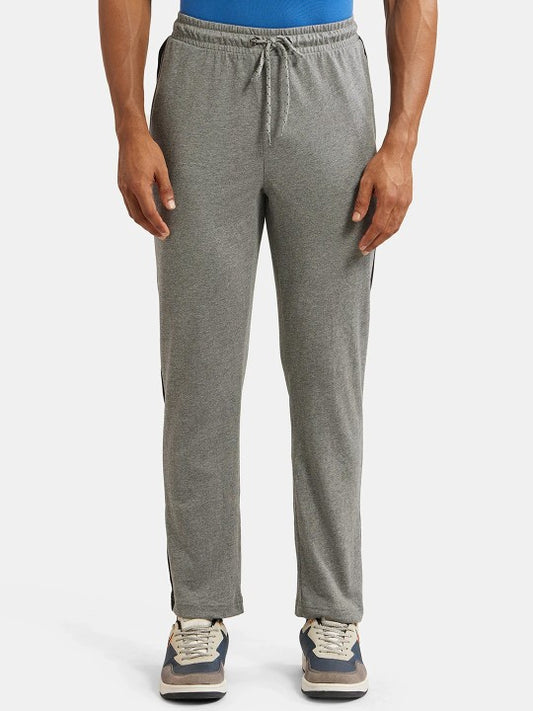 Combed Cotton Rich Straight Fit Trackpant with Side and Back