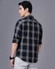 Men Checked Slim Fit Shirt with Patch Pocket