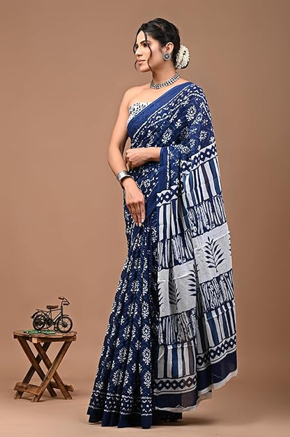 Crafts Moda Printed Cotton Saree