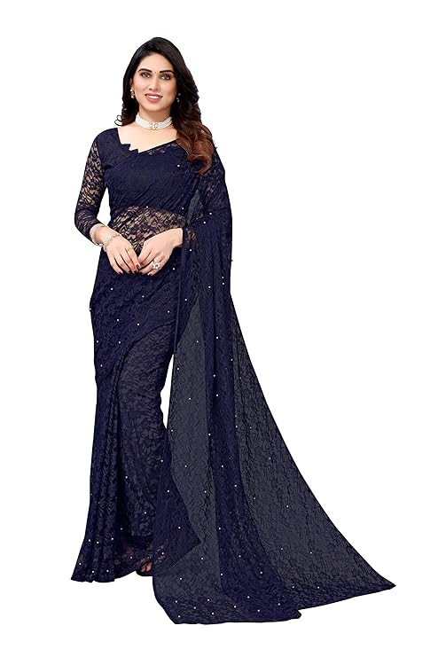 Women Net Standard Length Saree