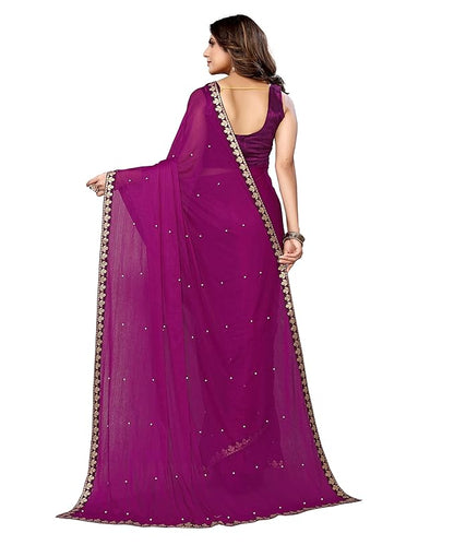 Yashika Womens Lycra Blend Saree