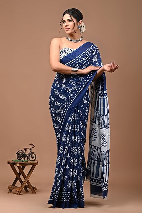 Crafts Moda Printed Cotton Saree