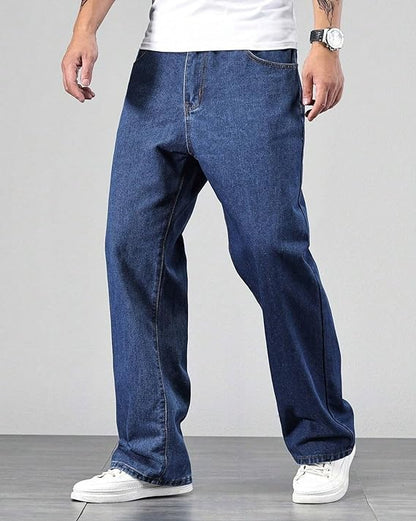 UNITED DENIM Men Relaxed Fit Mid Rise Blue Jeans