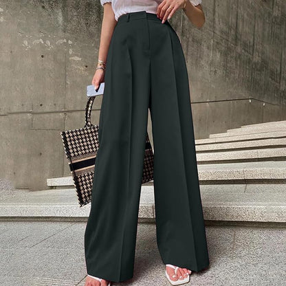 Women's & Girls' High Waist Wide Legs Korean Baggy Pants