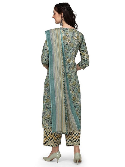 arriva fab Women Cotton Blend Straight Kurta