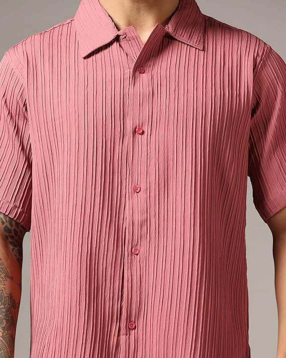 Leriya Fashion Textured Shirts for Men || Casual Shirt for Men || Shirt for Men|| Men Stylish Shirt || Men Fancy Shirt || Men Half Sleeve Shirt || Plain Shirts for Men || Shirts