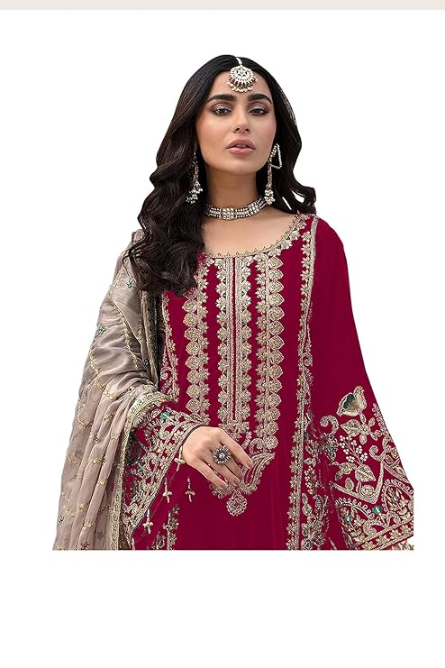 Jeeyofab Women Georgette Pakistani Salwar Suit