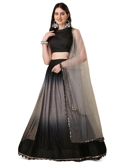 Women's Rasal Net Padding Designer Lehenga Choli