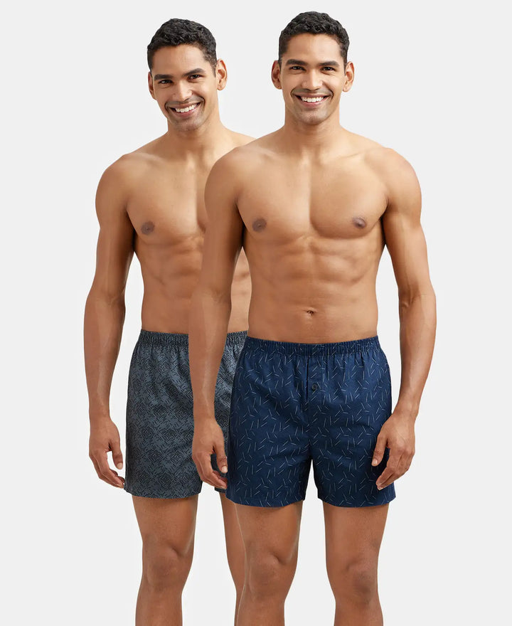 Pack of 2 Printed Men Boxer