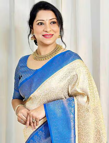 Woven Kanjivaram Banarasi Silk Saree