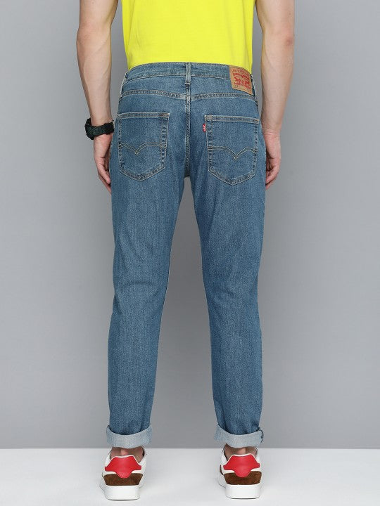 Slim Tapered Fit Light Fade Stretchable Jeans