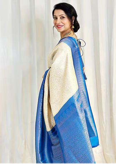 Woven Kanjivaram Banarasi Silk Saree