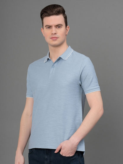 Short Sleeves Polo Collar Cotton T-shirt