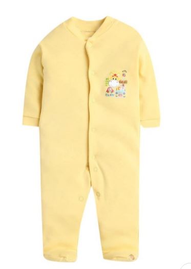 EIO100% Cotton Rompers Suits Jumpsuit Night Suits for Newborn Baby Boys & Girls Pack of 3