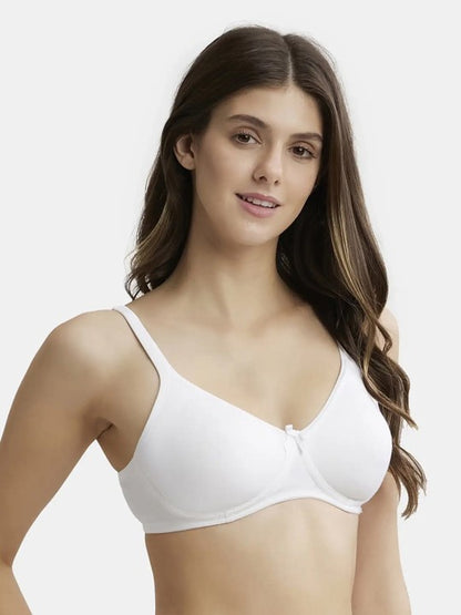 Wirefree Non Padded Super Combed Cotton Stretch Medium Coverage Everyday Bra