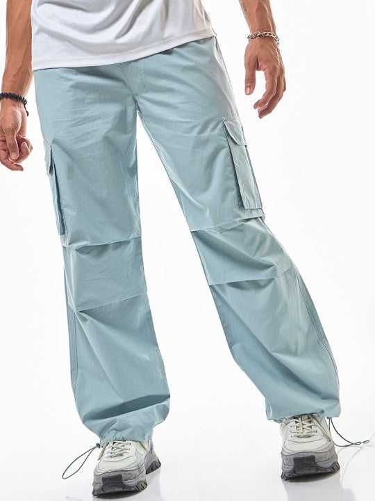 Oversized Cargo Parachute Pants