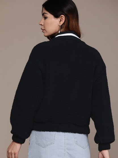 Half-Zipper Sherpa Sweatshirt